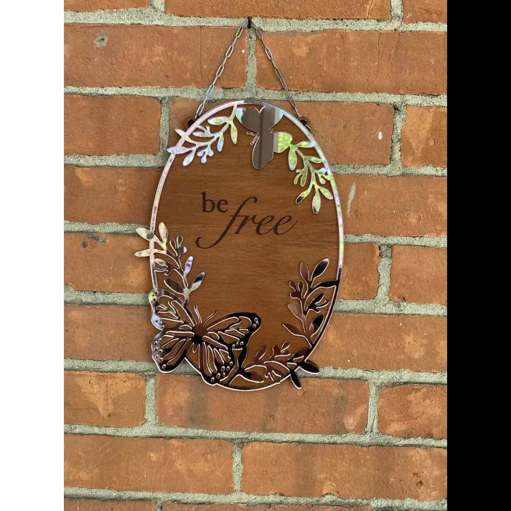 Butterfly Be Free Hanging sign - Home & Garden > Decor >