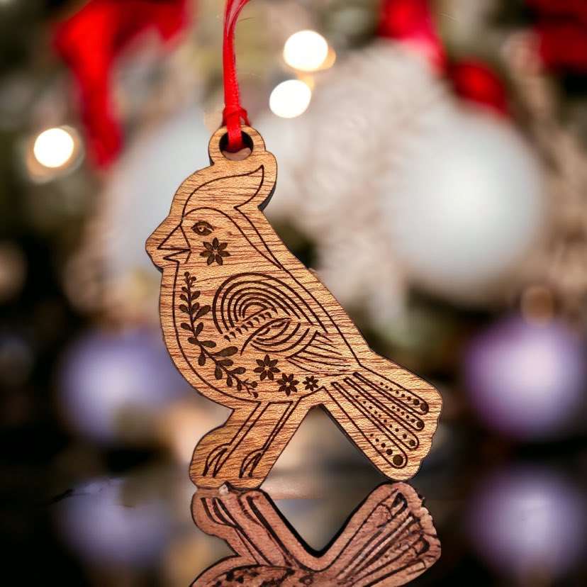 Engraved Animals Ornament Set