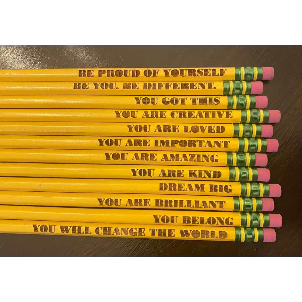 Affirmations Pencil Set - Pleasant Ridge Shop