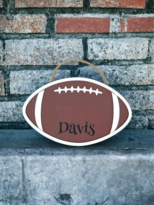 Personalized Football Sign