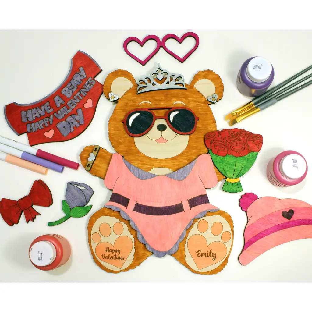 Valentines Build a Bear Crafts -Girl Version - Pleasant Ridge Shop
