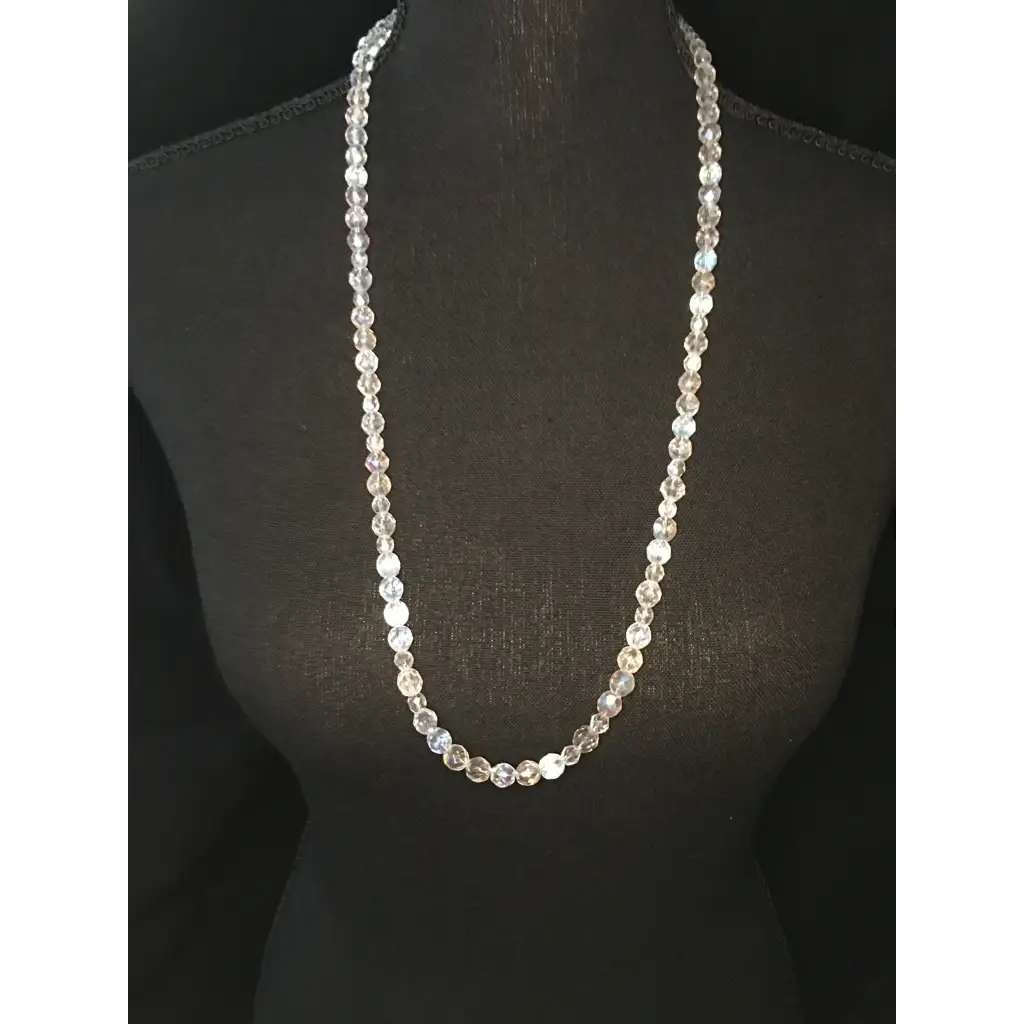 Clear Bead Necklace - Pleasant Ridge Shop