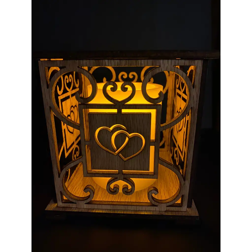 Heart Lantern - Flameless Candles
